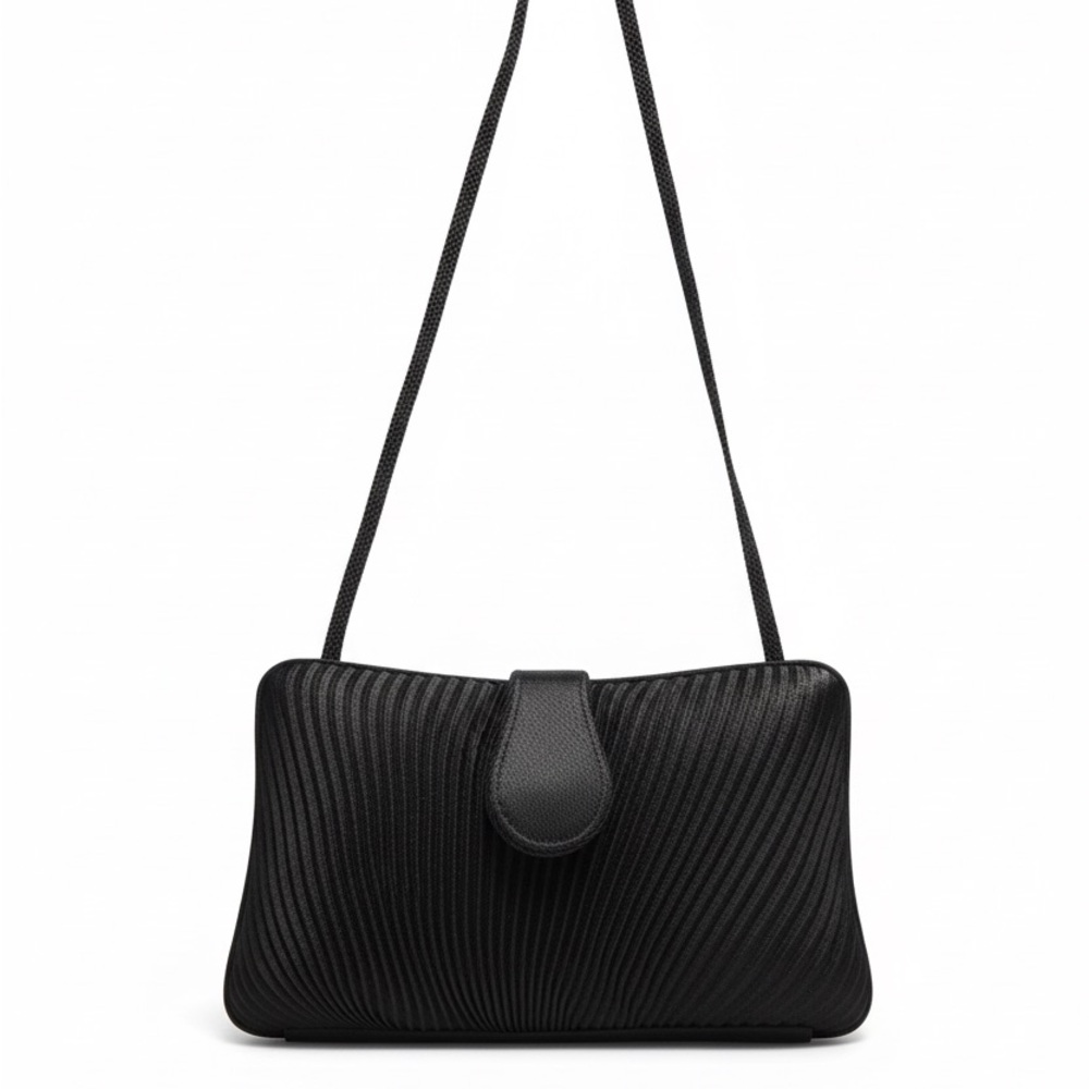 Minimalist Black Crossbody Shoulder Bag